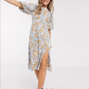 Floral Sundress w/ Open Back